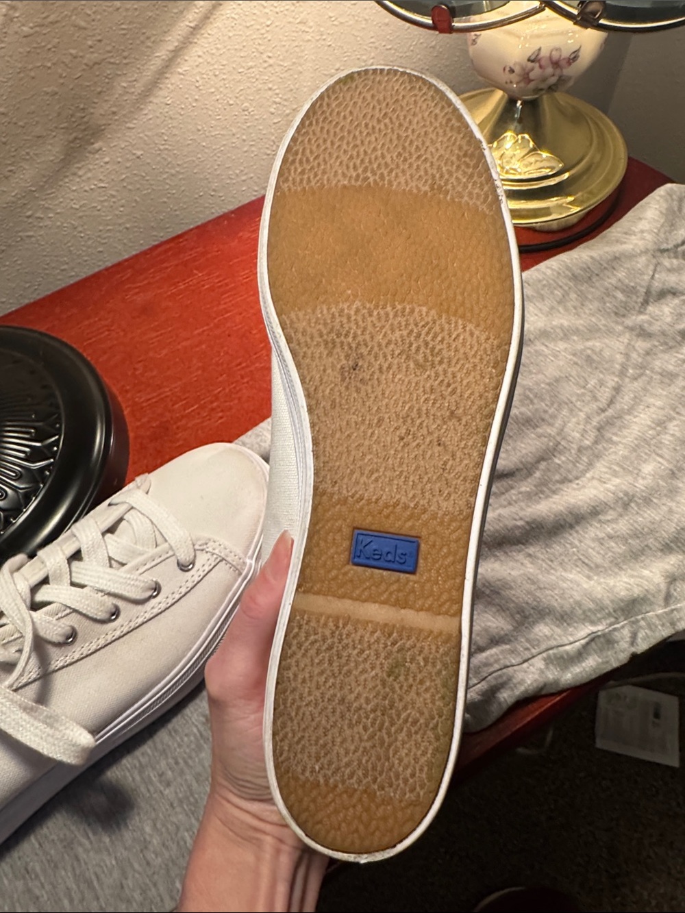 Ked’s Triple Kick White Canvas Sneaker Size 8 - Picture 13 of 15
